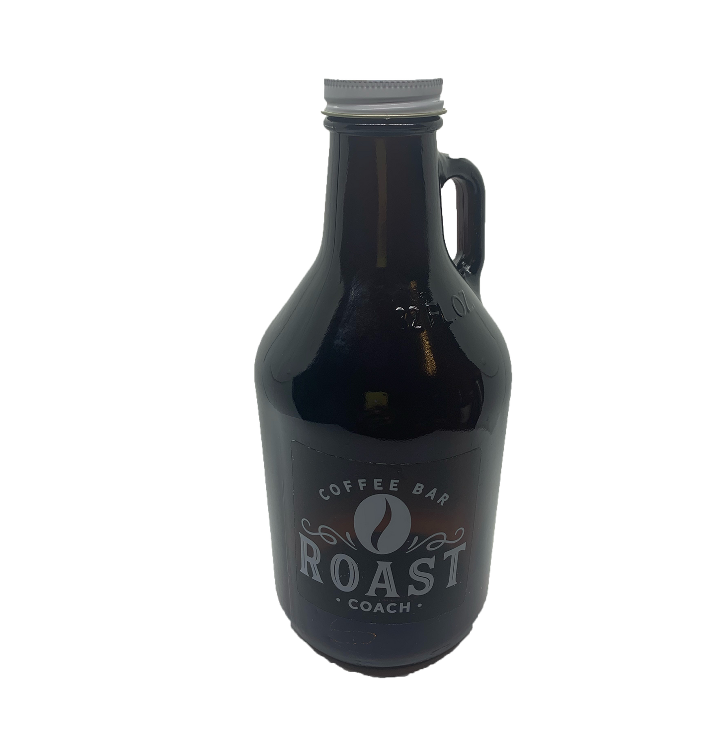 32oz Glass Growler w/ Fill