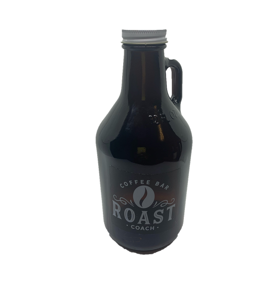 32oz Glass Growler w/ Fill